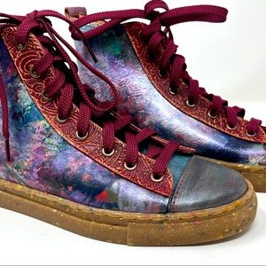 Custom One of a Kind Converse style Sneaker